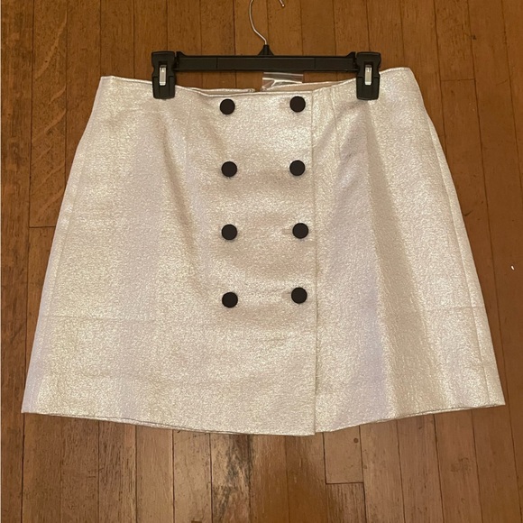 NWT J Crew Collection Willa tuxedo blazer in metallic silver lamé - Picture 8 of 9